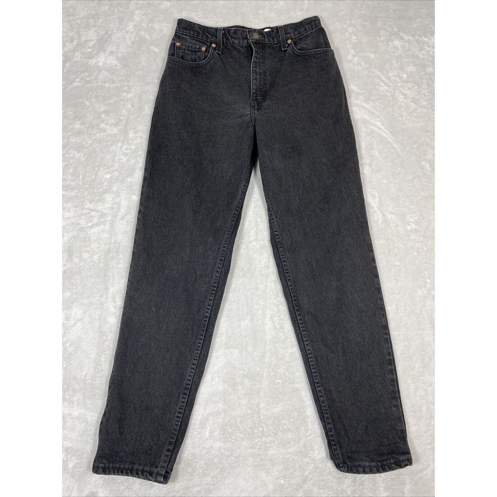 Vintage Levi's 512 Relaxed Fit Tapered Leg Black Women's Jeans Sz‎ 12 Jr M USA